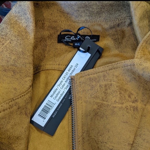 BNWT Charlie B faux suede moto jacket - Picture 5 of 6